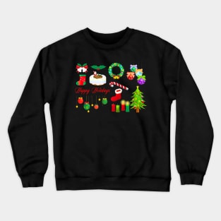 Merry Christmas & Happy Holiday Crewneck Sweatshirt